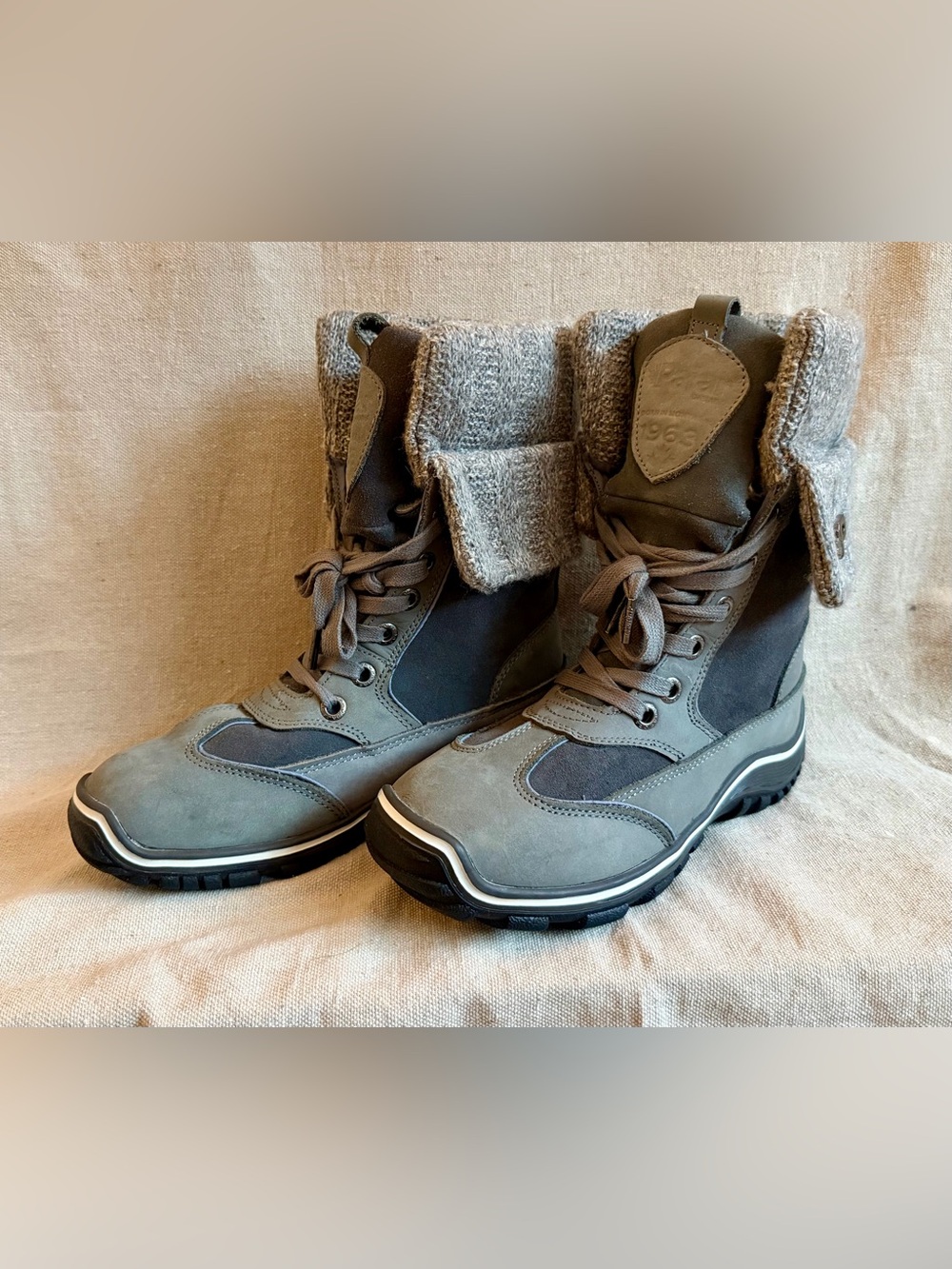 Pajar Canada Ava Waterproof Winter Snow Boots Gray Women’s 8-8.5 EU 39
